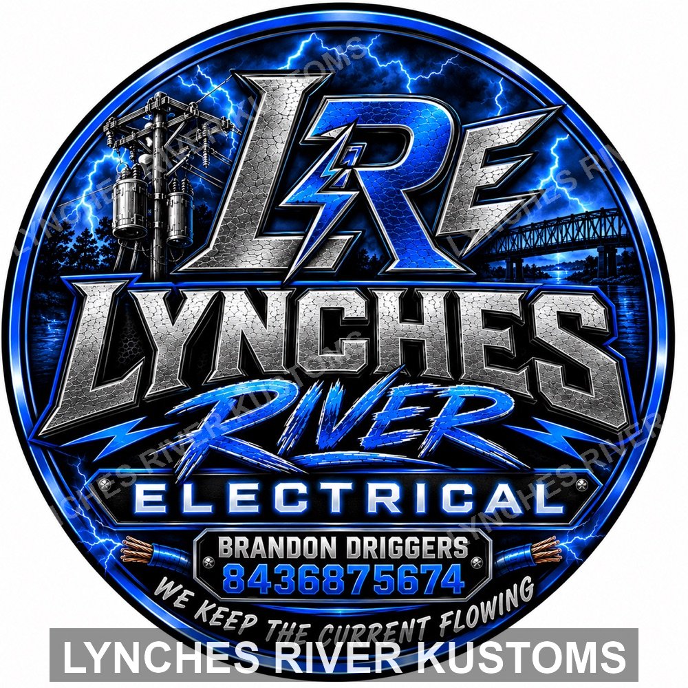 Custom business decal — Lynches River Electrical